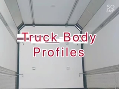 Profiles en aluminium pour boîtes frigorifiques de camions